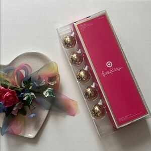 NWT Lilly Pulitzer Indoor Outdoor Orb String Lights in Gold